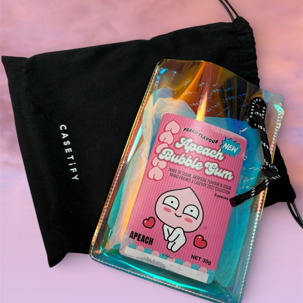 Casetify x Kakao Friends APEACH Translucent Multichrome Crossbody Bag